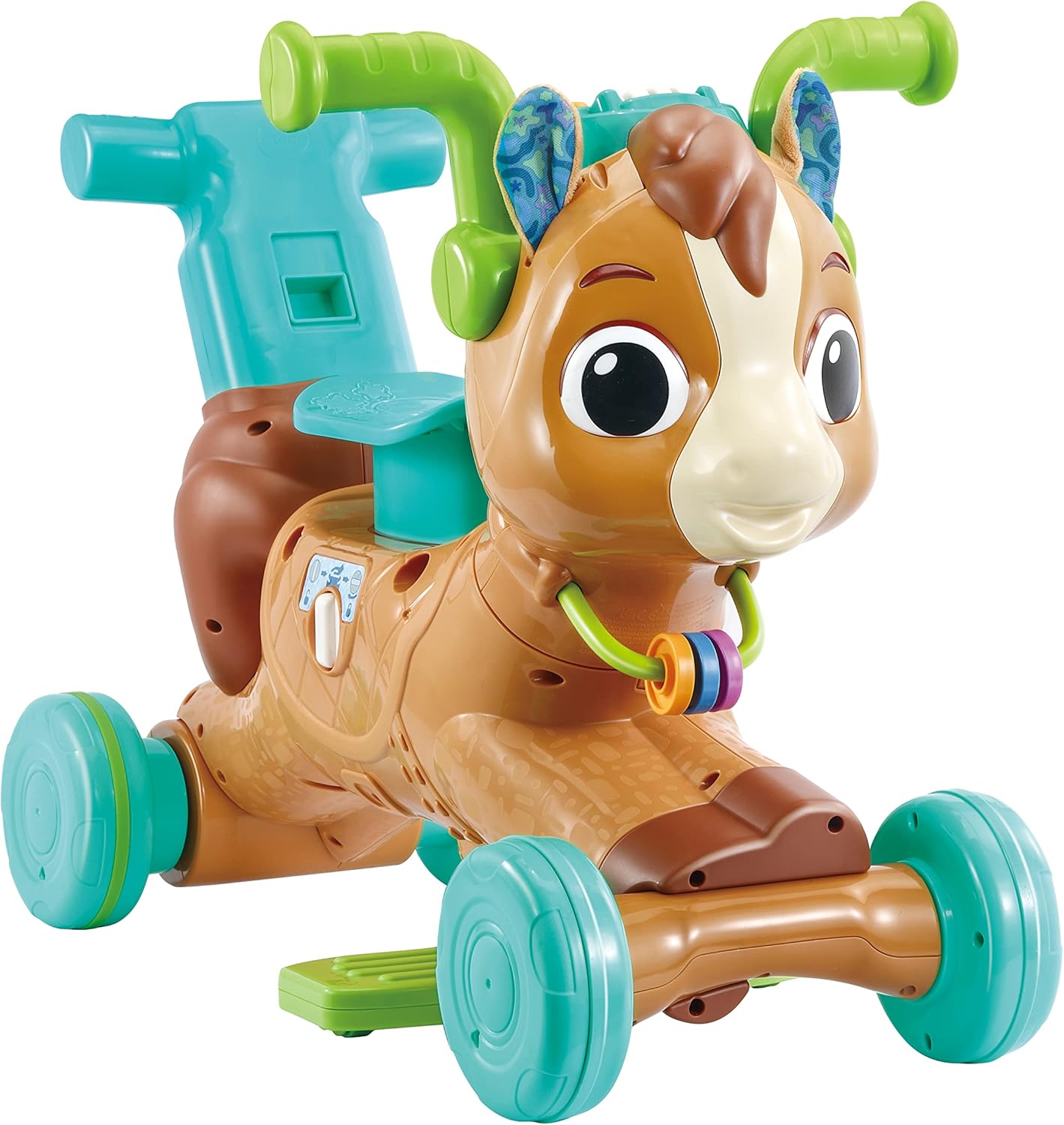 VTech 3-in-1 Bounce &amp; Go Pony | Interactive &amp; Educational Push, Ride &amp; Bounce Along Toy with Games | Suitable for Boys &amp; Girls 18-36 Months, English Version