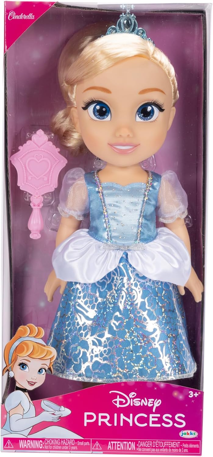 Disney Princess My Friend Cinderella Doll 14 inch Tall Includes Removable Outfit, Tiara, Shoes &amp; Brush
