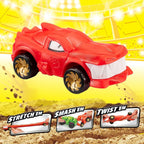 Heroes of Goo JIT Zu Goo Mobiles Burnout Blazagon- Stretch 'em! Smash 'em! Twist 'em! Fix Them and Start Again! Present for 4 Year Old Girls, Boys and Goo JIT Zu Fans