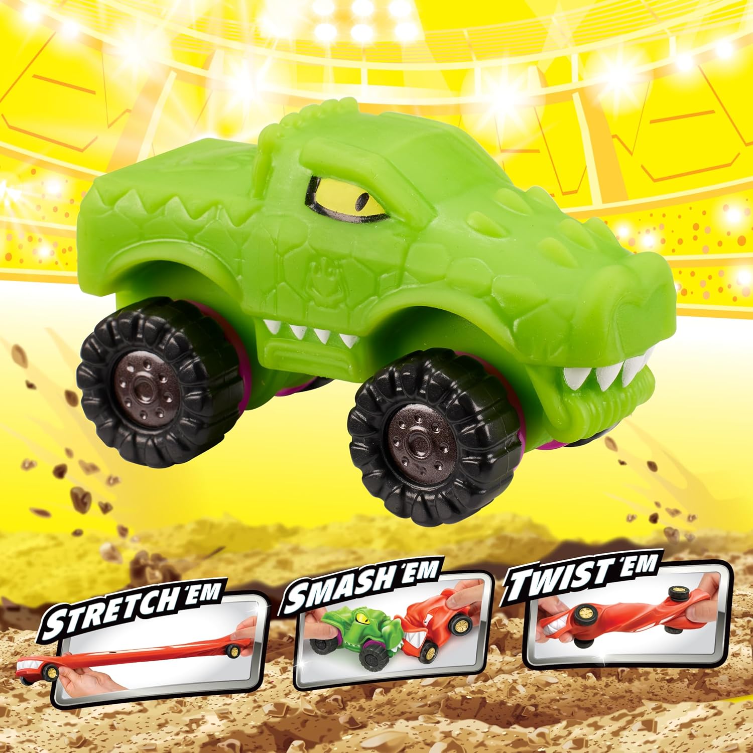 Heroes of Goo JIT Zu Goo Mobiles Wreckin Rockjaw. Stretch 'em! Smash 'em! Twist 'em! Fix Them and Start Again! Present for 4 Year Old Girls, Boys and Goo JIT Zu Fans