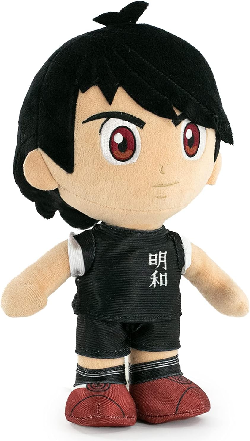 Captain Tsubasa - 30 cm Peluches de los Personajes Principales, Tsubasa Ohzora, Genzo Wakabayashi, Kojiro Hyuga, Ryo Ishizaki Edición Coleccionista - Calidad Super Suave (30 cm, Kojiro Hyuga)