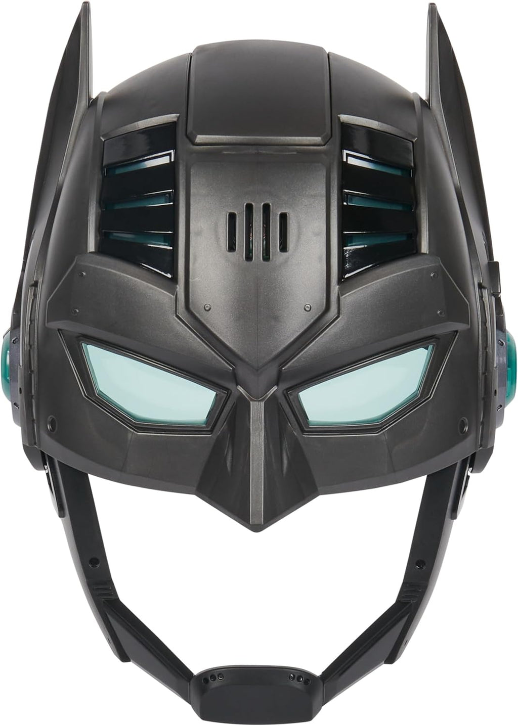 DC Comics, Máscara de Batman Armor-Up con Visor, más de 15 Sonidos y Frases, Luces, Disfraz de Halloween para Niños, Juego de Rol para Niños y Niñas de 4 años en Adelante