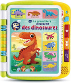 VTech - The Big Interactive Dinosaur Book, Magic Sound, Children's Touch Book, Educational Toy Dinosaur, 14 Illustrated and Interactive Pages, Gift for Children from 3 Years Old
