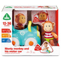 Early Learning Centre Monty Monkey And His Motor Car