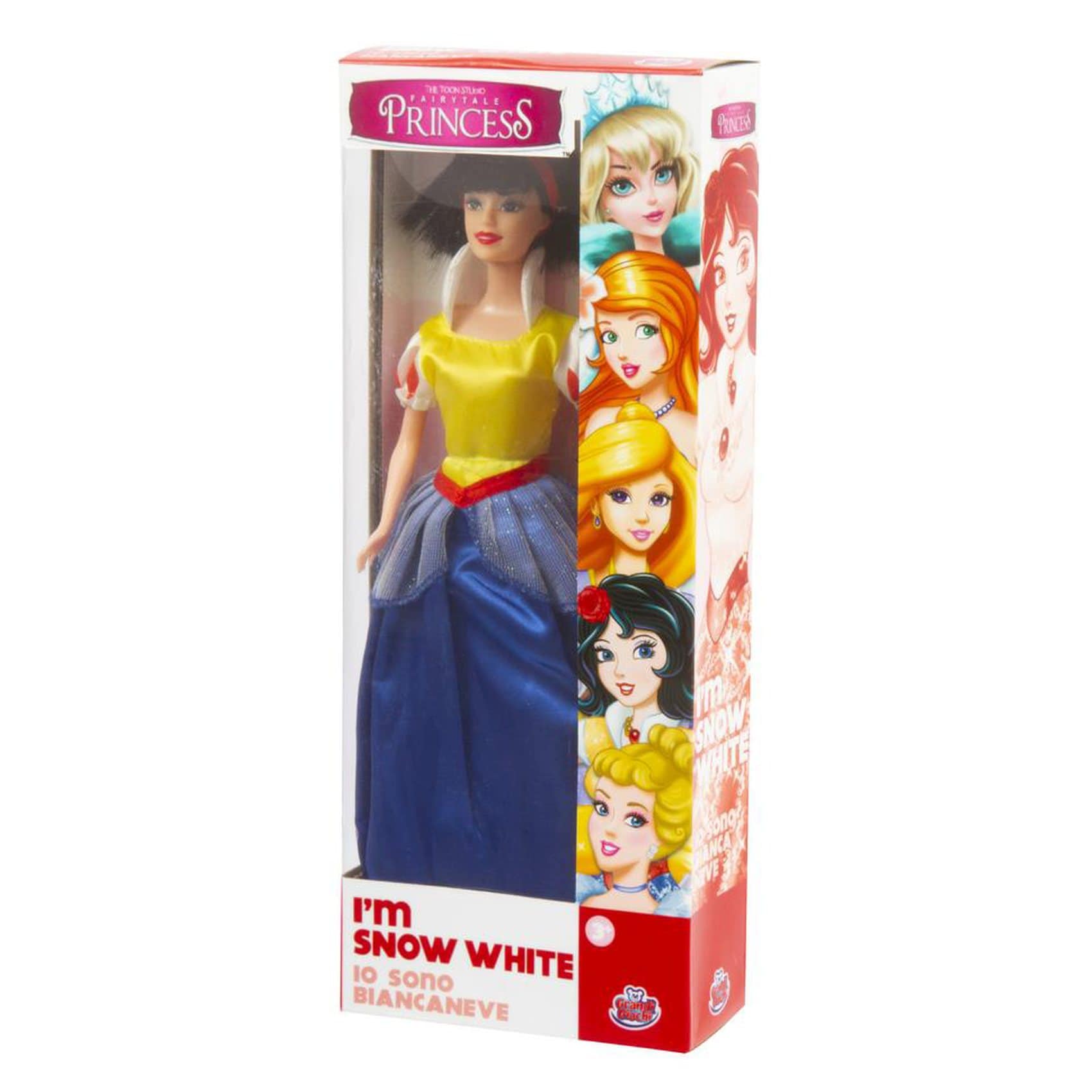 Princess Biancaneve Con Cavallo Fashion Doll Blue 30cm