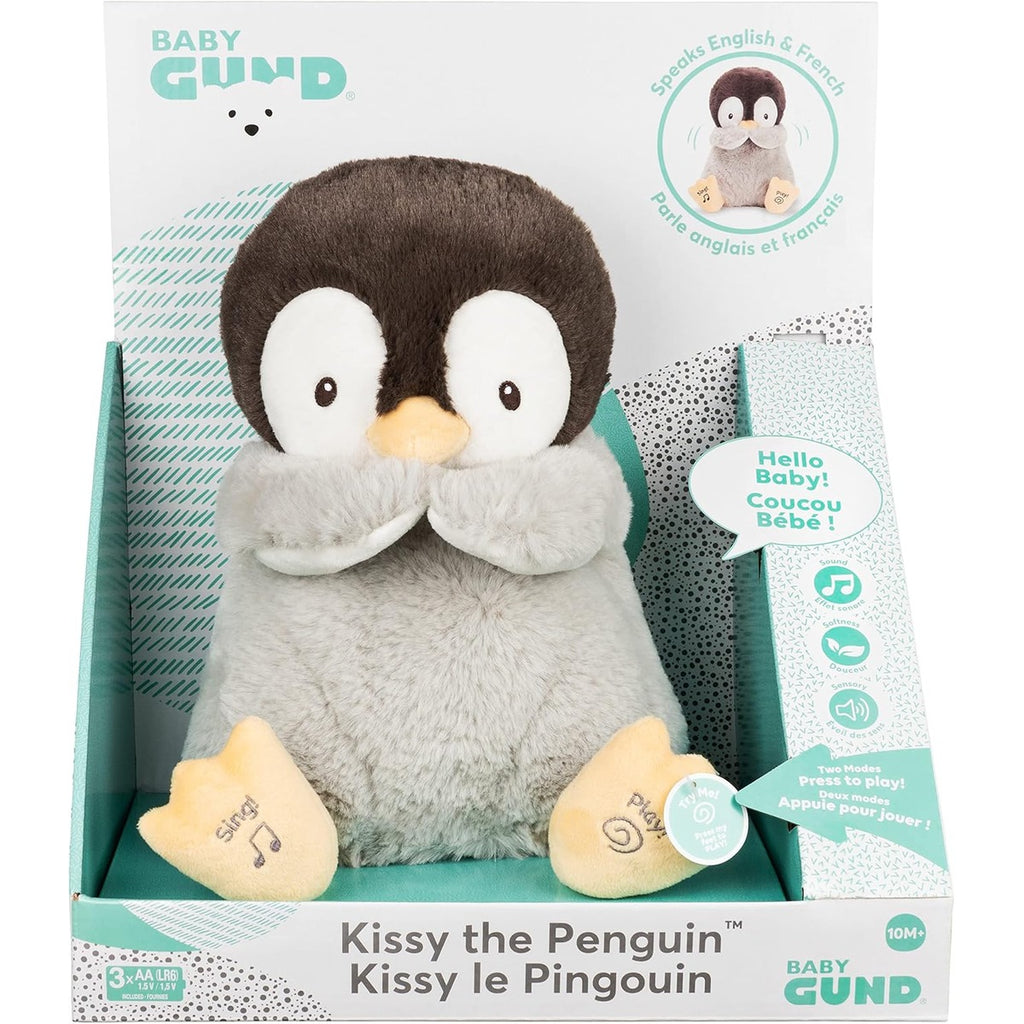GUND Kissy the Penguin Animated