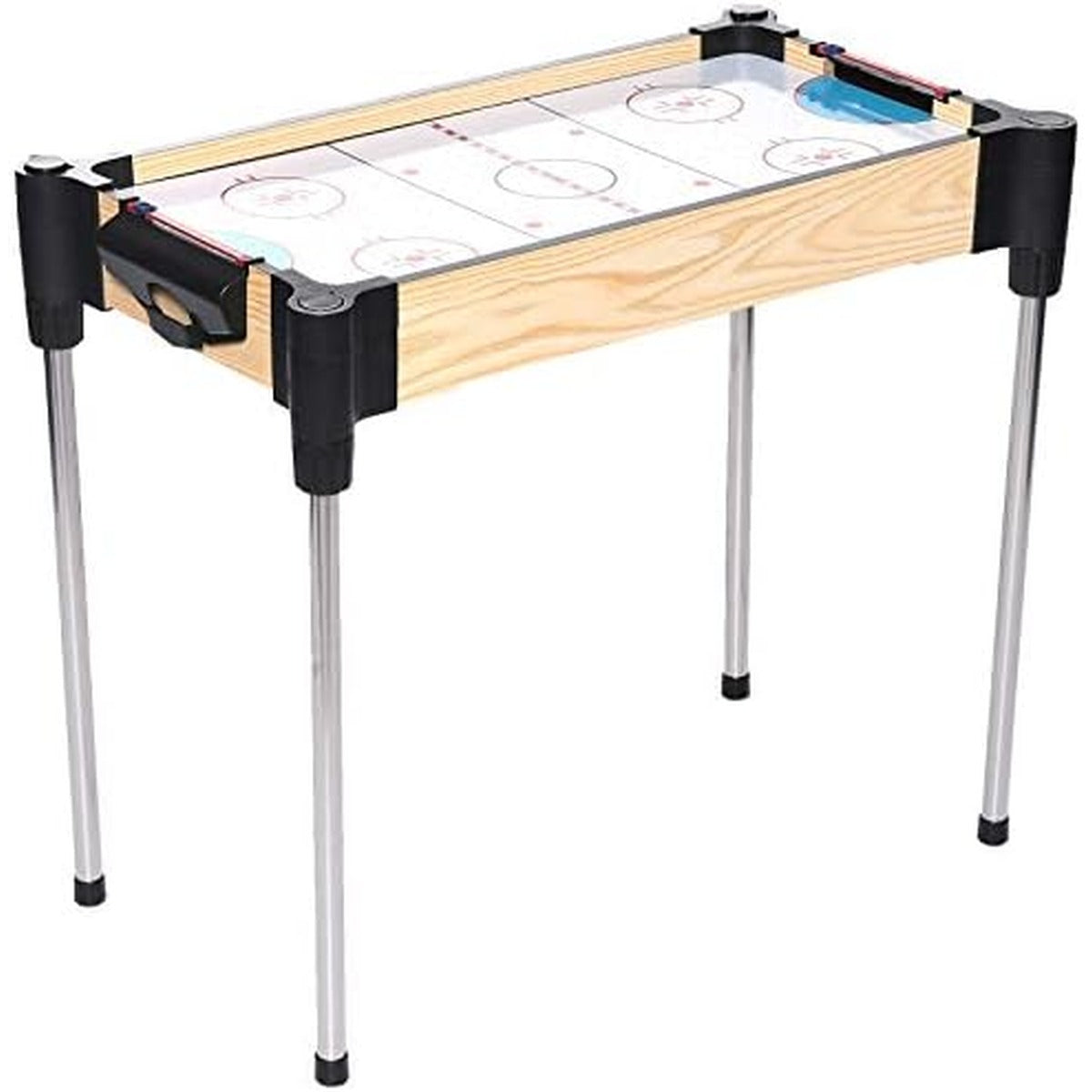 Merchant Ambassador Table Top Air Hockey 27 Inch (68.5 Cm)! Include 4 Legs! Exclusive Patent Technology!Easy Assemble! Simple Set up Corner! No Screw No Nails Needed! Age 3 & Above