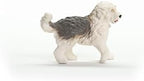 Schleich Old English Sheepdog Realistic Animal Figurine