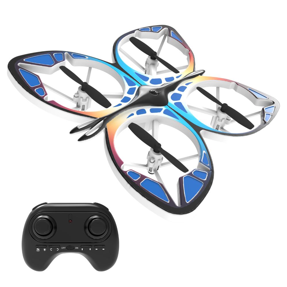 Sam Toys - Butterfly Drone 2.4ghz Remote Control Mini Quadcopter With Led Lights