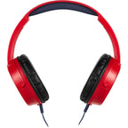 Volkano Marvel Spiderman Aux Headphone with Stickers Padded & Swivel Earcups 3.5mm Jack for Kids
