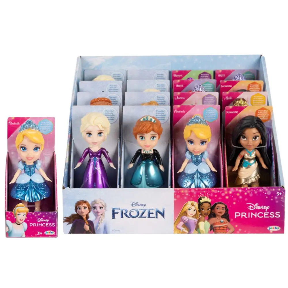 Disney Princess & Frozen Mini Toddlers 3 Inch Assortment - Sold per pi