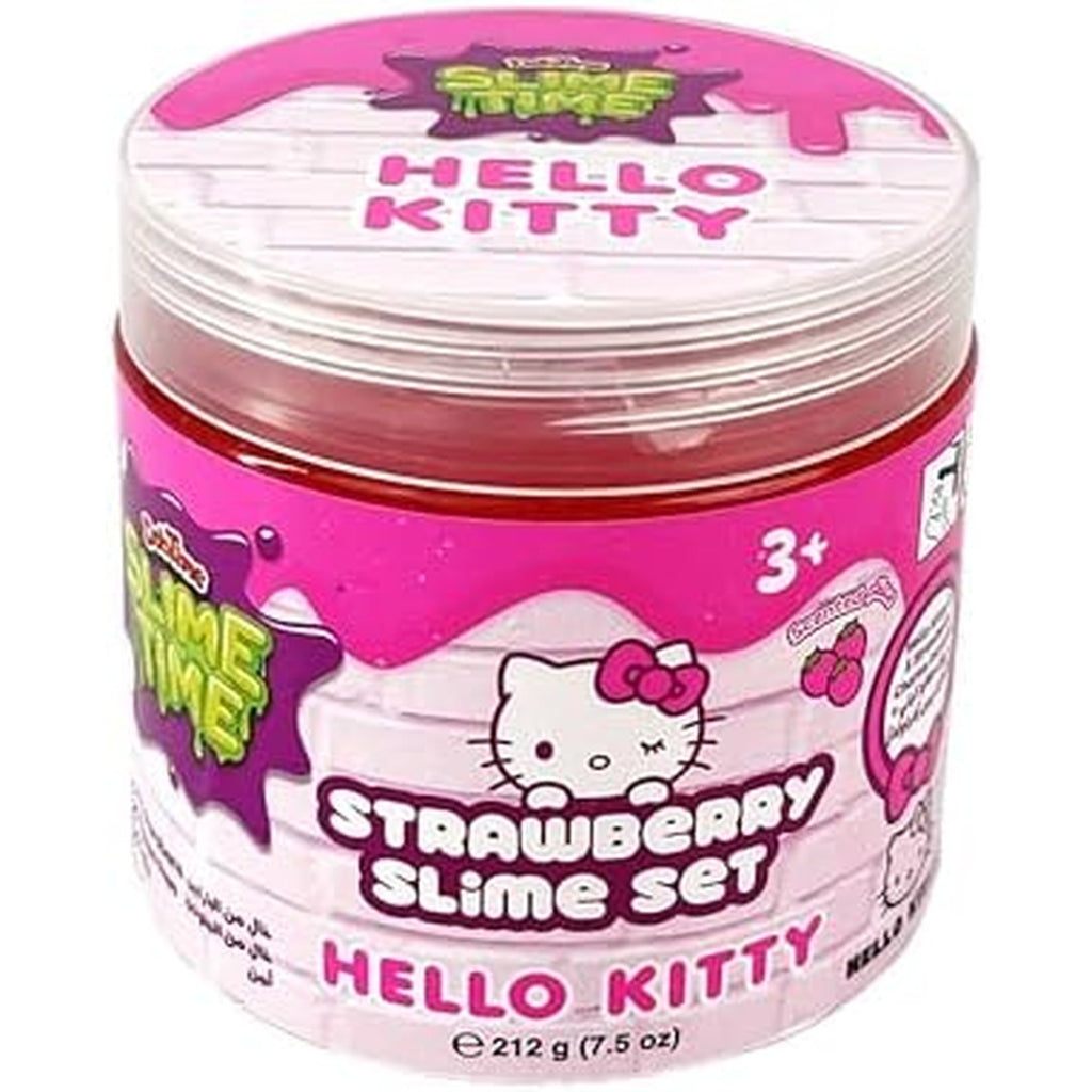 SlimeTime Hello Kitty Single Can 212g, Slime for Girls and Boys,Stress Relief Toy for Kids, Education,School,Party Favor,Gift for Birthday & Christmas, Soft Putty Slime For Kids