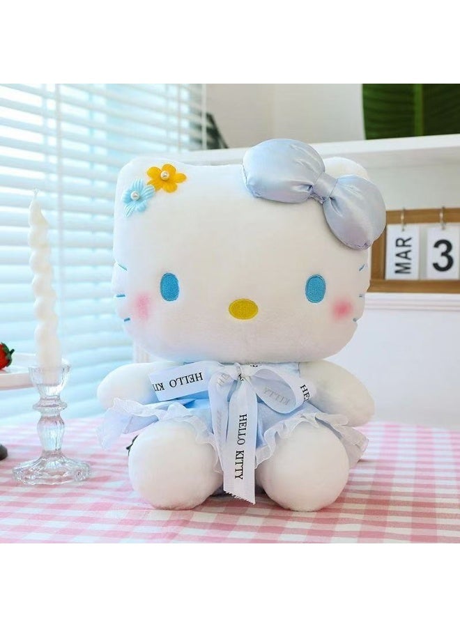 Hello Kitty Plush Toy, 23cm Kawaii Black Gold Plush Toy, Cartoon Hello Kitty Plush Toy