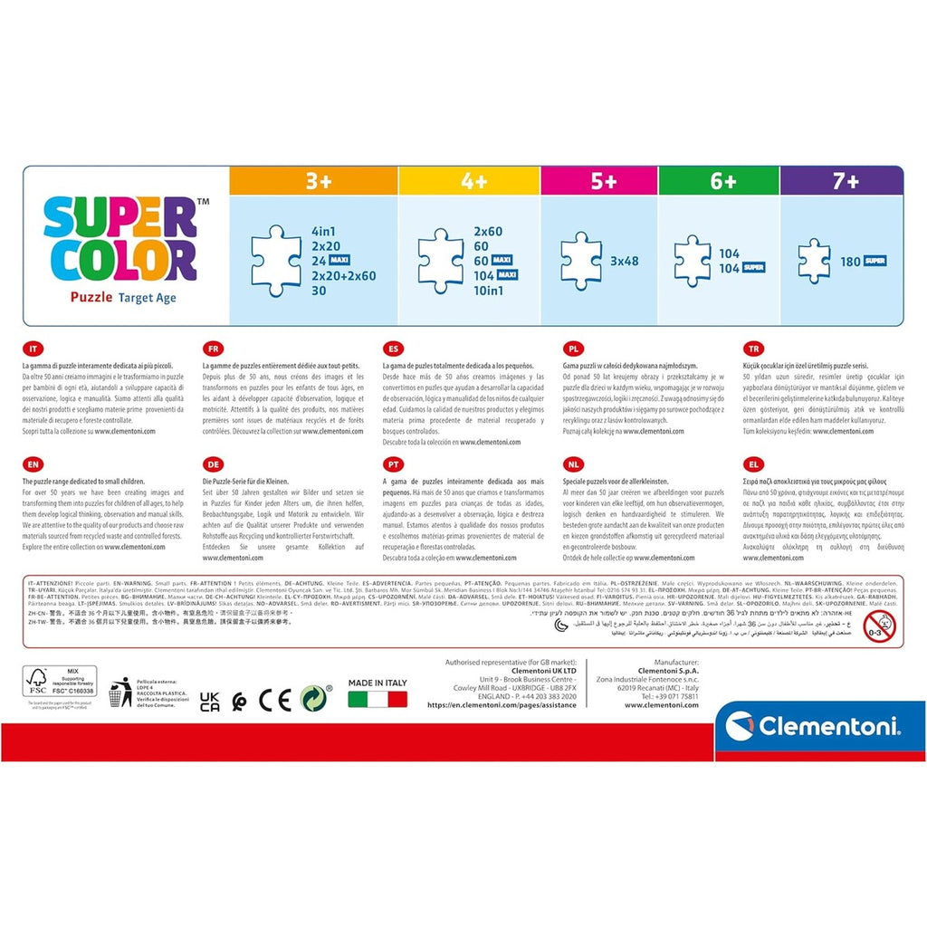 Clementoni 28526 Supercolor Sonic