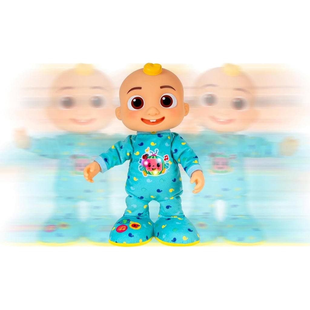CoComelon Dancing JJ Feature Doll - Learn to Dance with JJ - Lights, Sounds, Songs, Freeze Dance, and More - Move and Groove with 14” JJ - Toys for Babies, Toddlers, and Preschoolers