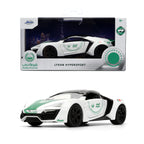 Jada - 1:32 Dubai Police With Motor Lykan Hyper Sport - White/Green