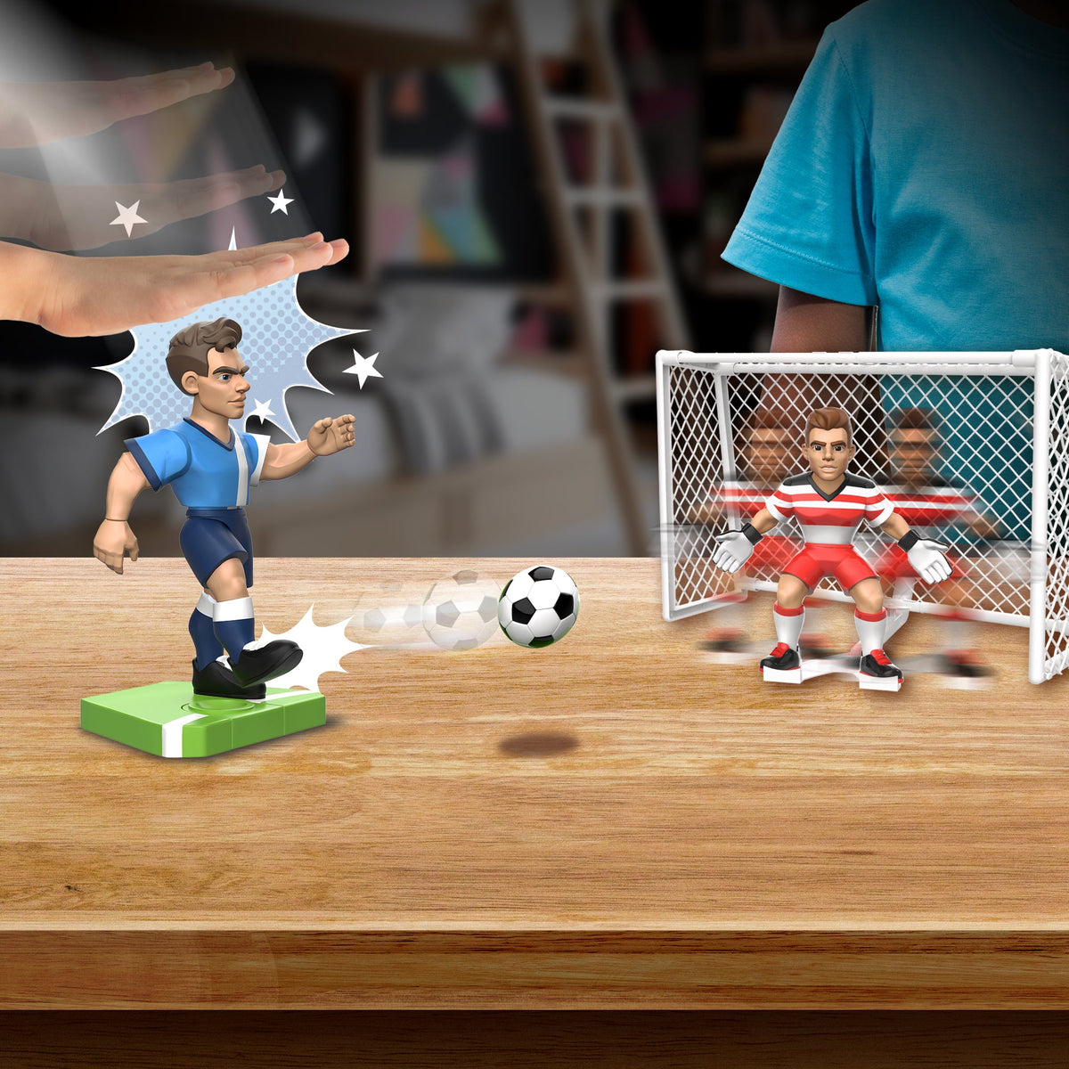 PowerShots 9 Inches Strike Sam Soccer Action | ELC