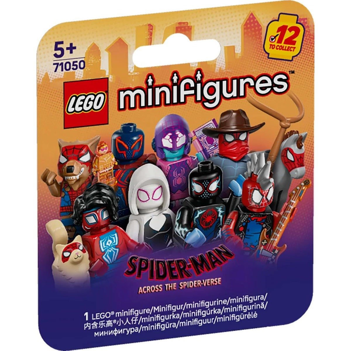 LEGO Minifigures Spider-Man: Across the Spider-Verse - Get 1 of 12 Collectible Toys with Accessories - Gift for 5+ Year