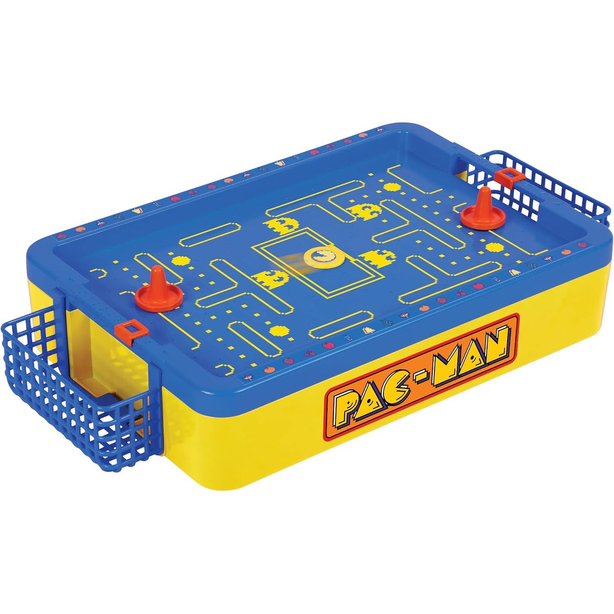 PAC-Man Electronic Air Hockey Arcade 2 Player Game Table with Floating Puck - Official Sounds and Air Surface - 52.5 x