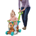 VTech 3-in-1 Bounce &amp; Go Pony | Interactive &amp; Educational Push, Ride &amp; Bounce Along Toy with Games | Suitable for Boys &amp; Girls 18-36 Months, English Version