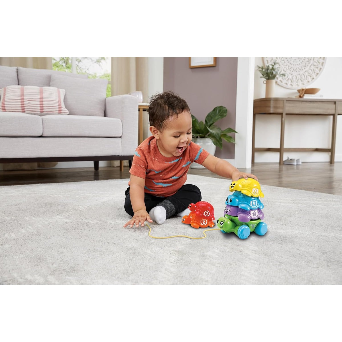 Leapfrog Nest & Count Turtle Tower, Pull Along