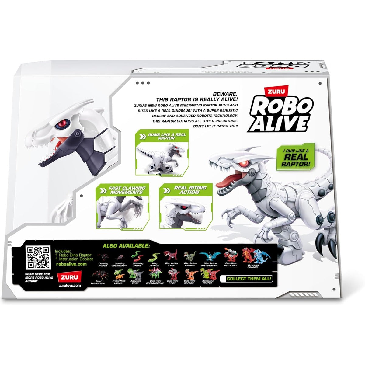 Robo Alive Robo Dino Raptor Robotic Toy by ZURU