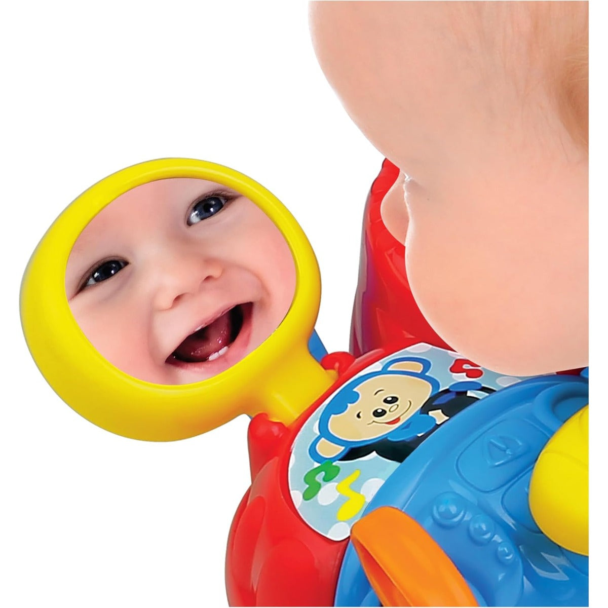 Amazon.com: winfun Baby Learning Steering Wheel with Sound and Light, 360° Spin, Movable Gearshift, Stroller Attachment, Interactive Toy for Motor Skill Development, Sensory Stimulation, Fun for Infants and : Toys & Games