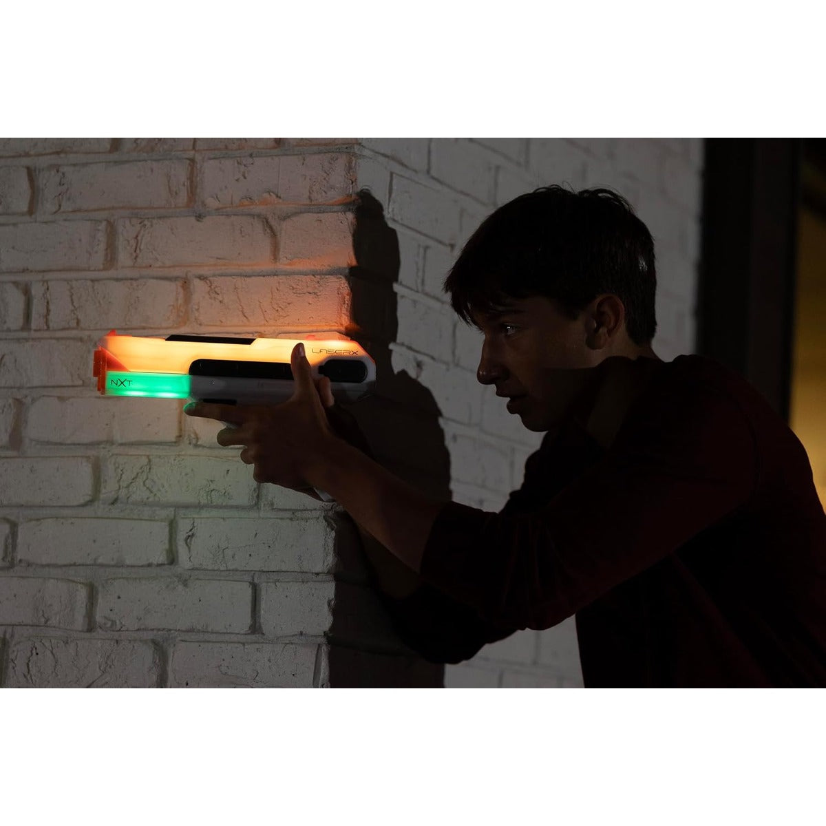 LaserX Ultra NXT Blasters Battery Operated, Advanced Home Laser Tag System Designed for Interactive Play, Includes Two