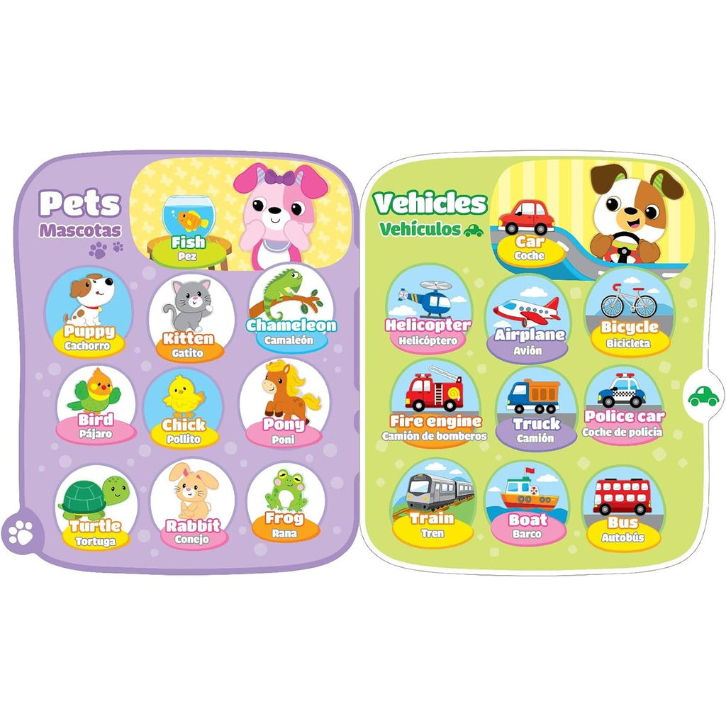 110 Bilingual Learning Book - First Words 12M+