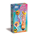 Clementoni Idea – Create Your Highlighters: Crazy Summer, Personalised Highlighter Lab, Creative Kit for Children 6+ Years, with 3 Customisable Highlighters with Accessories, 18130