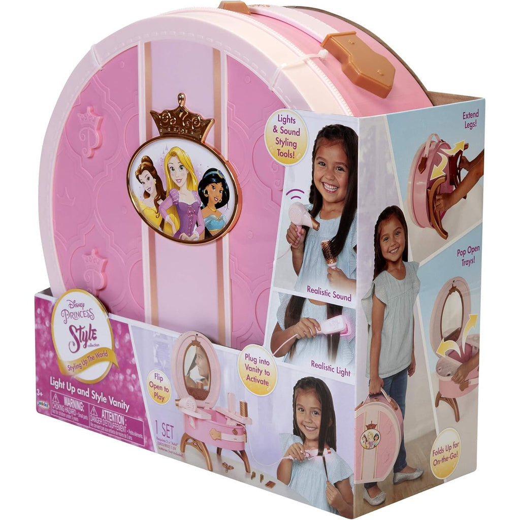 Disney Princess Vanity Style Collection Light Up and Style Vanity