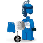 LEGO Ninjago Large 3 Inch Tall Figure Keychain Light - Jay (KE148H)