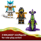 LEGO NINJAGO Cole’s Mission Mech &amp; Dragon Zane Building Toy for Boys, Girls &amp; Kids, Ages 7+ - Poseable Mech W/Cole, Acid Monster, &amp; Zane Minifigures for Pretend Play - Gift Idea for Birthdays - 71854