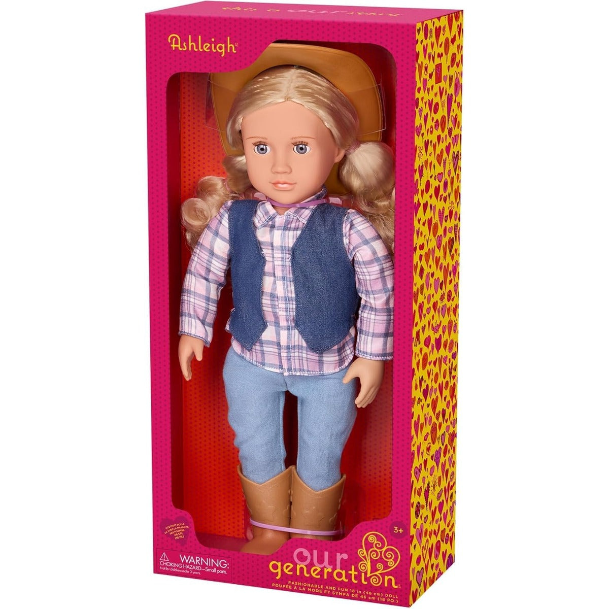 Our Generation Ashleigh Cowgirl Doll Size 46 cm
