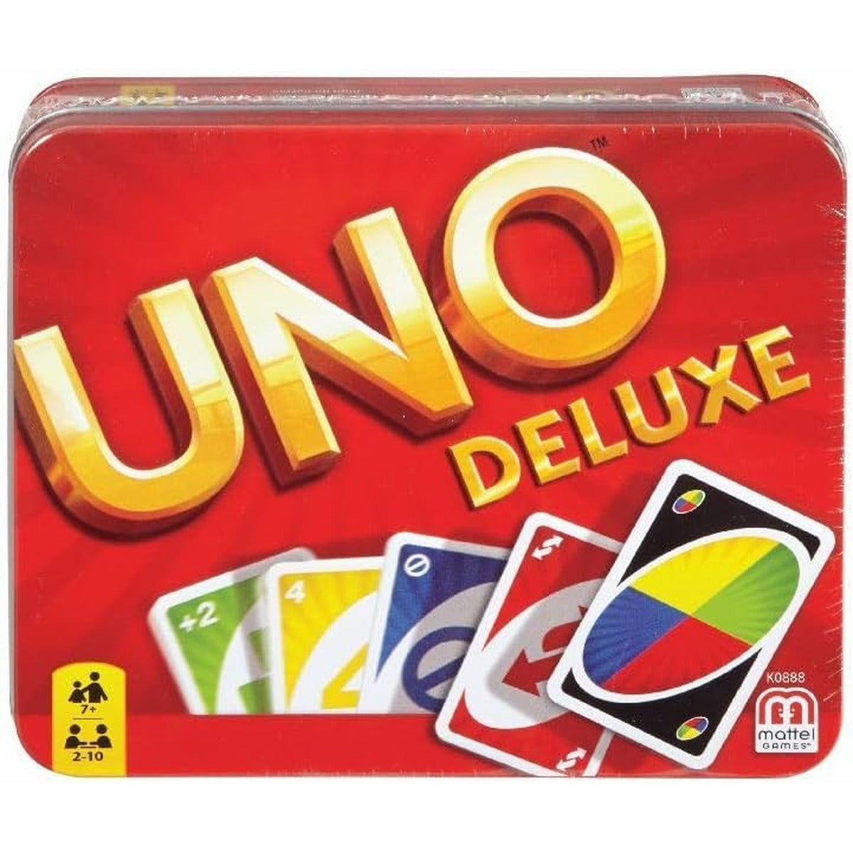 Uno Deluxe Card Game, 7 years +