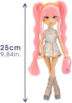 K POP Idol Doll Yuni Fashion Dolls K-Pop Moonlight Style Pink Braided Hair 3 Accessories