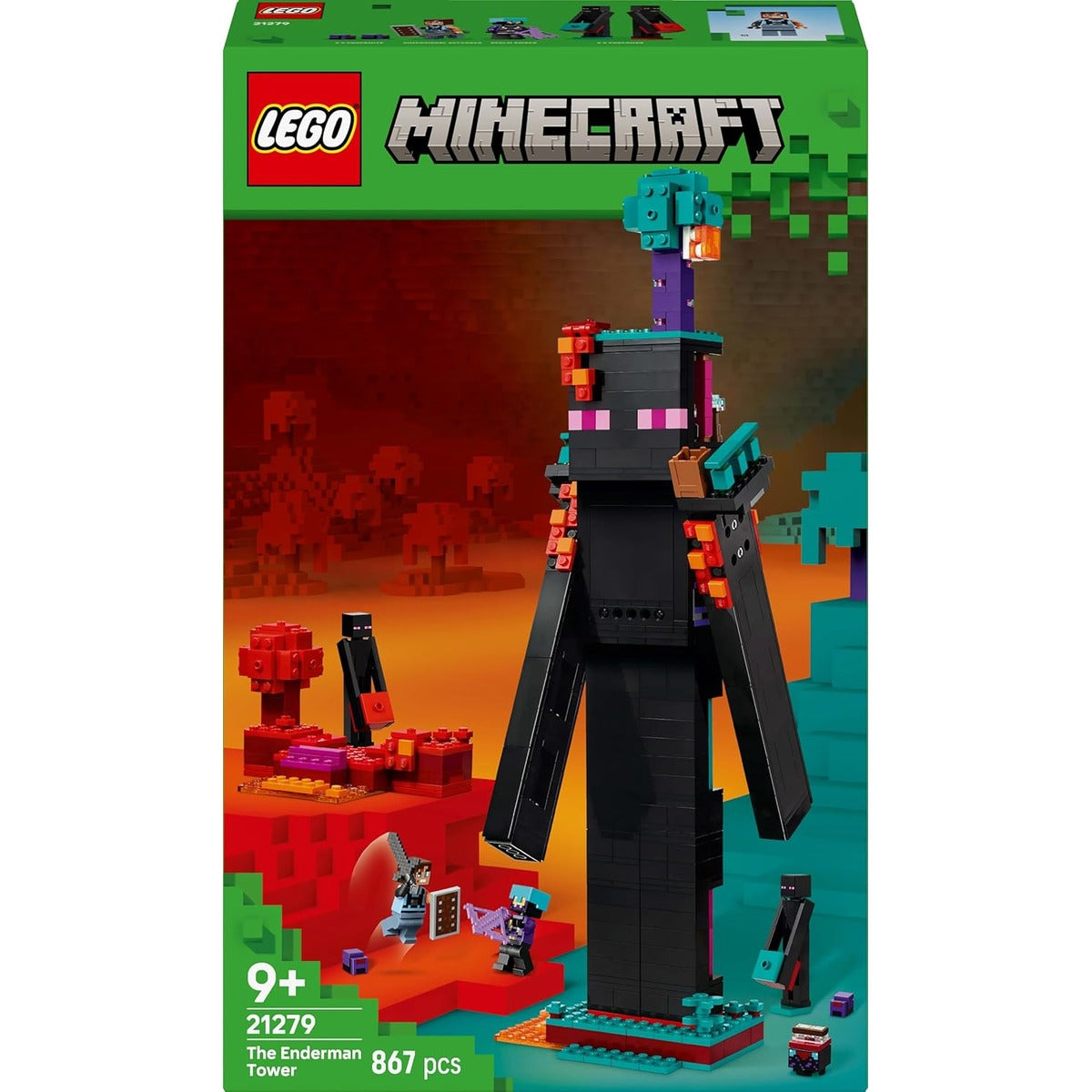 Lego Minecraft 21279 Enderman Tower Toy Birthday Present Blocks Boys