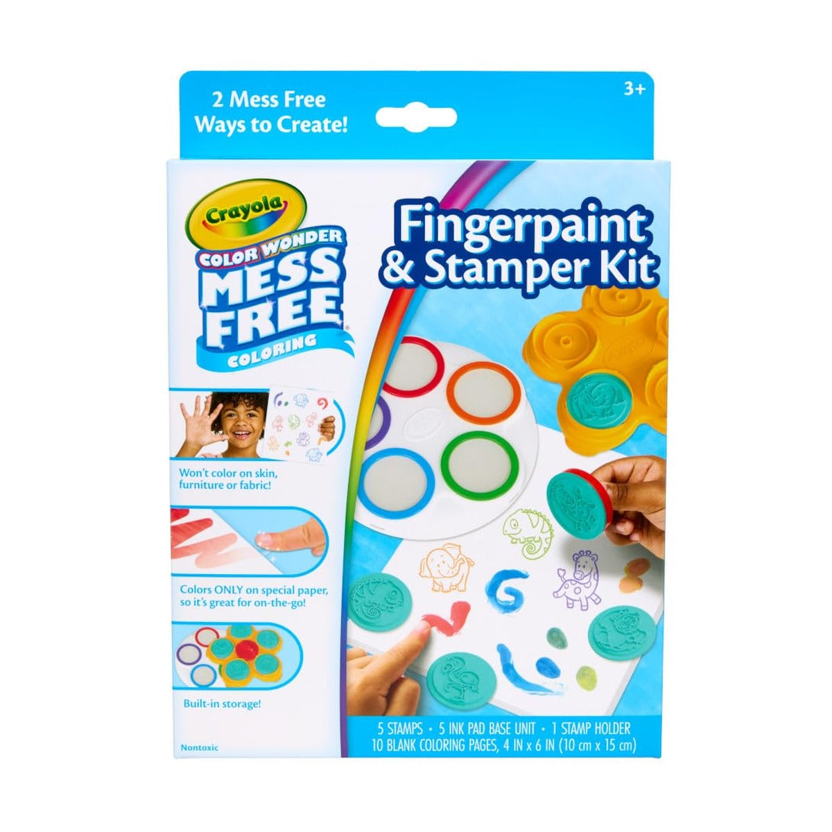 Crayola Color Wonder Mess Free Fingerpaint & Stamper Kit