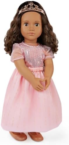 Our Generation Doll w/Princess Dress, Doll with Pink Gown & Tiara Estrella