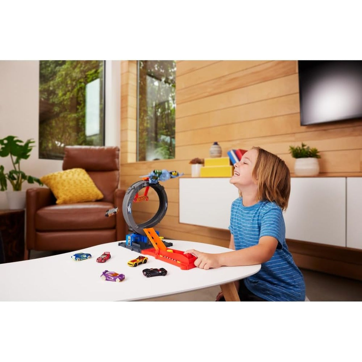 Hot Wheels City Toy Car Track Set