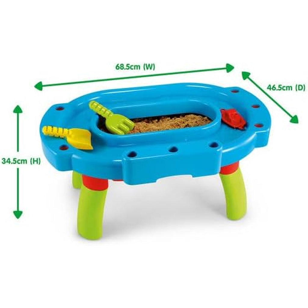 Toys Uncle My First Sand And Water Table Plus Accessories, Made In India (Multicolour), Kid