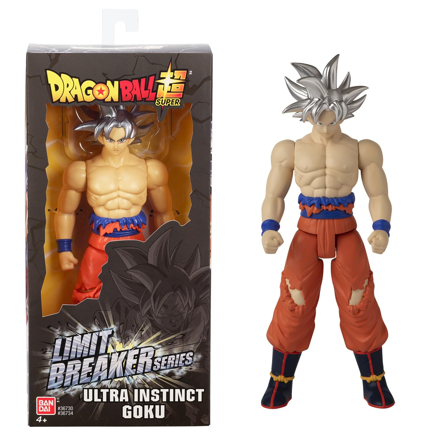 Dragon Ball 36734X Limit Breaker Ultra Instinct Goku, Multicolor