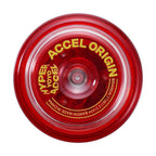 Bandai 60001 Accel Hyper Red Yo-Yo, Skill Game, Optimal Yoyo for Children 8 Years, with its Accel System, Test All Tricks Eas