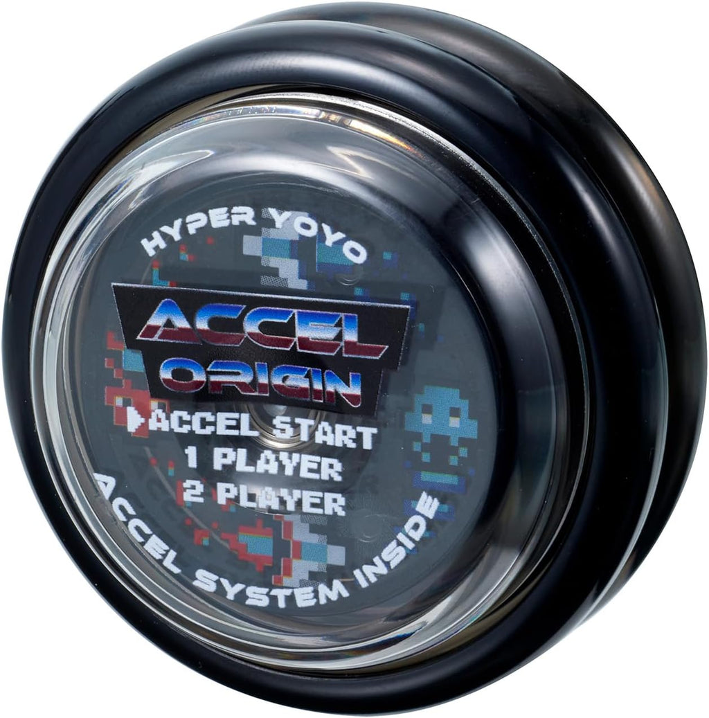 Bandai 60002 Accel Hyper Black Yo-Yo, Skill Game