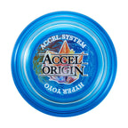 Bandai 60003 Accel Hyper Blue Yo-Yo, Skill Game, Optimal Yoyo for Children of 8 Years, with its Accel System, Test All Tricks