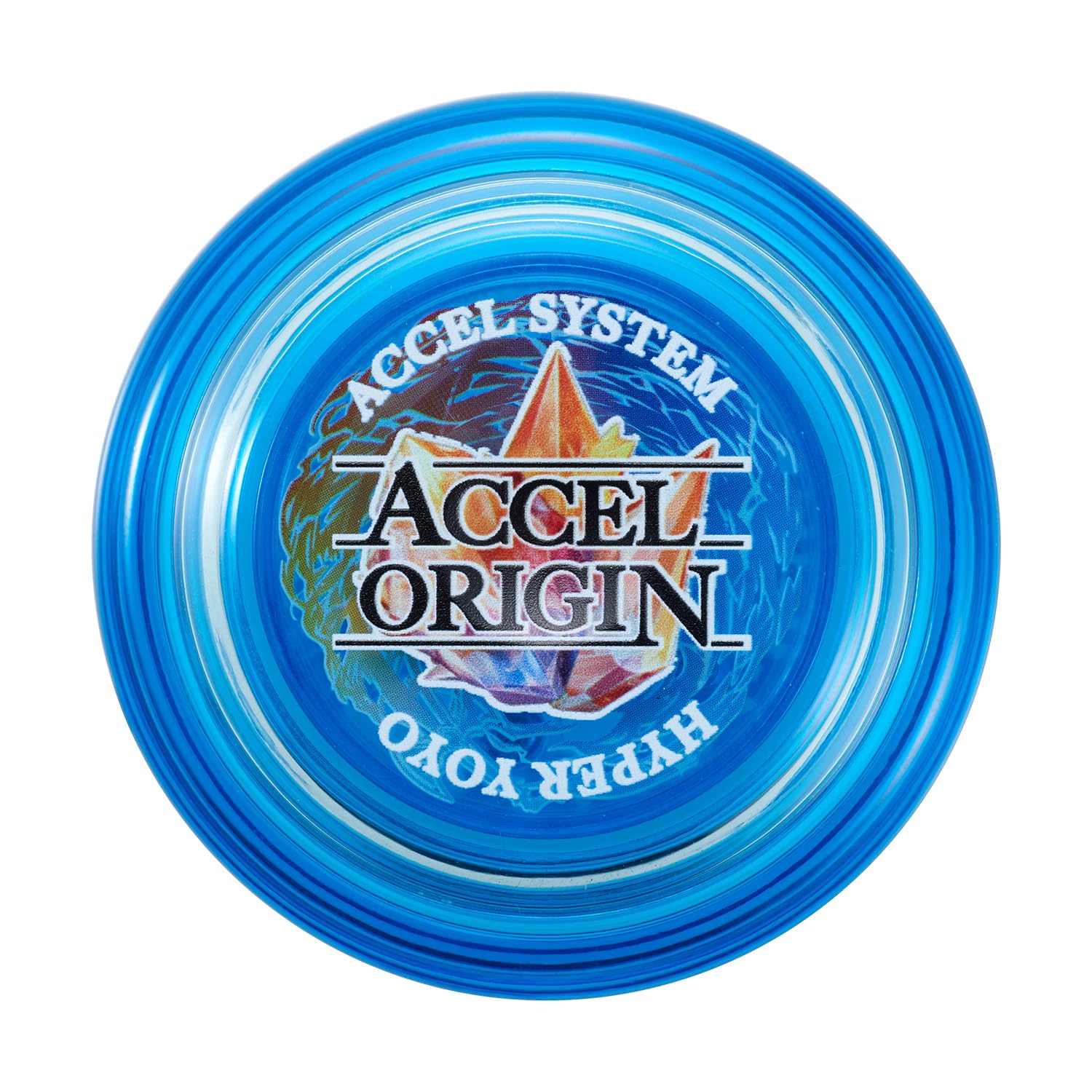 Bandai 60003 Accel Hyper Blue Yo-Yo, Skill Game, Optimal Yoyo for Children of 8 Years, with its Accel System, Test All Tricks