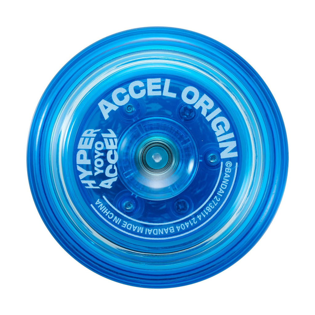 Bandai 60003 Accel Hyper Blue Yo-Yo, Skill Game, Optimal Yoyo for Children of 8 Years, with its Accel System, Test All Tricks
