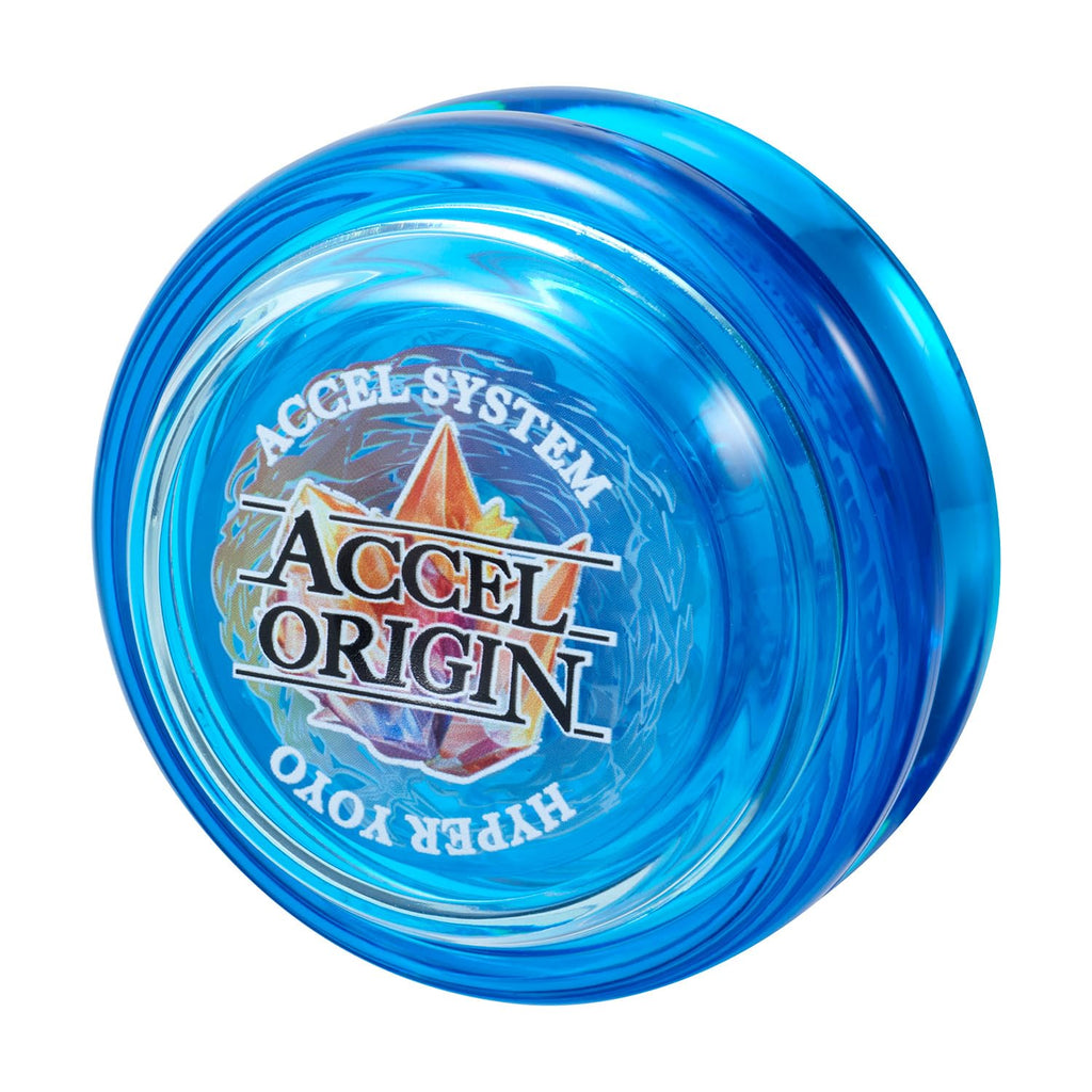 Bandai 60003 Accel Hyper Blue Yo-Yo, Skill Game, Optimal Yoyo for Children of 8 Years, with its Accel System, Test All Tricks