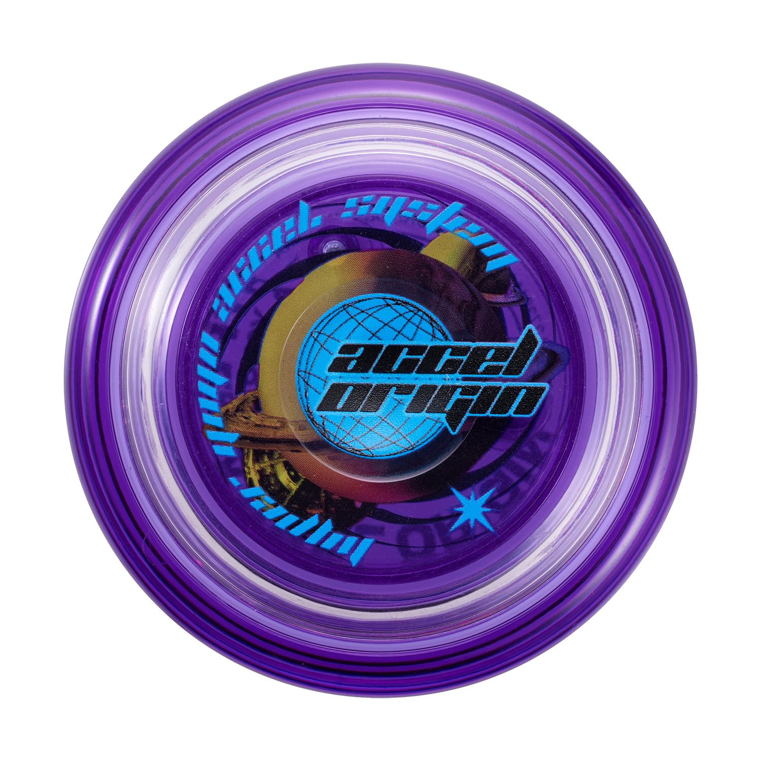Bandai 60005 Accel Hyper Yo Violet, Skill Game, Optimal JoJo for Children from 8 Years, with its Accel System, Test All Trick