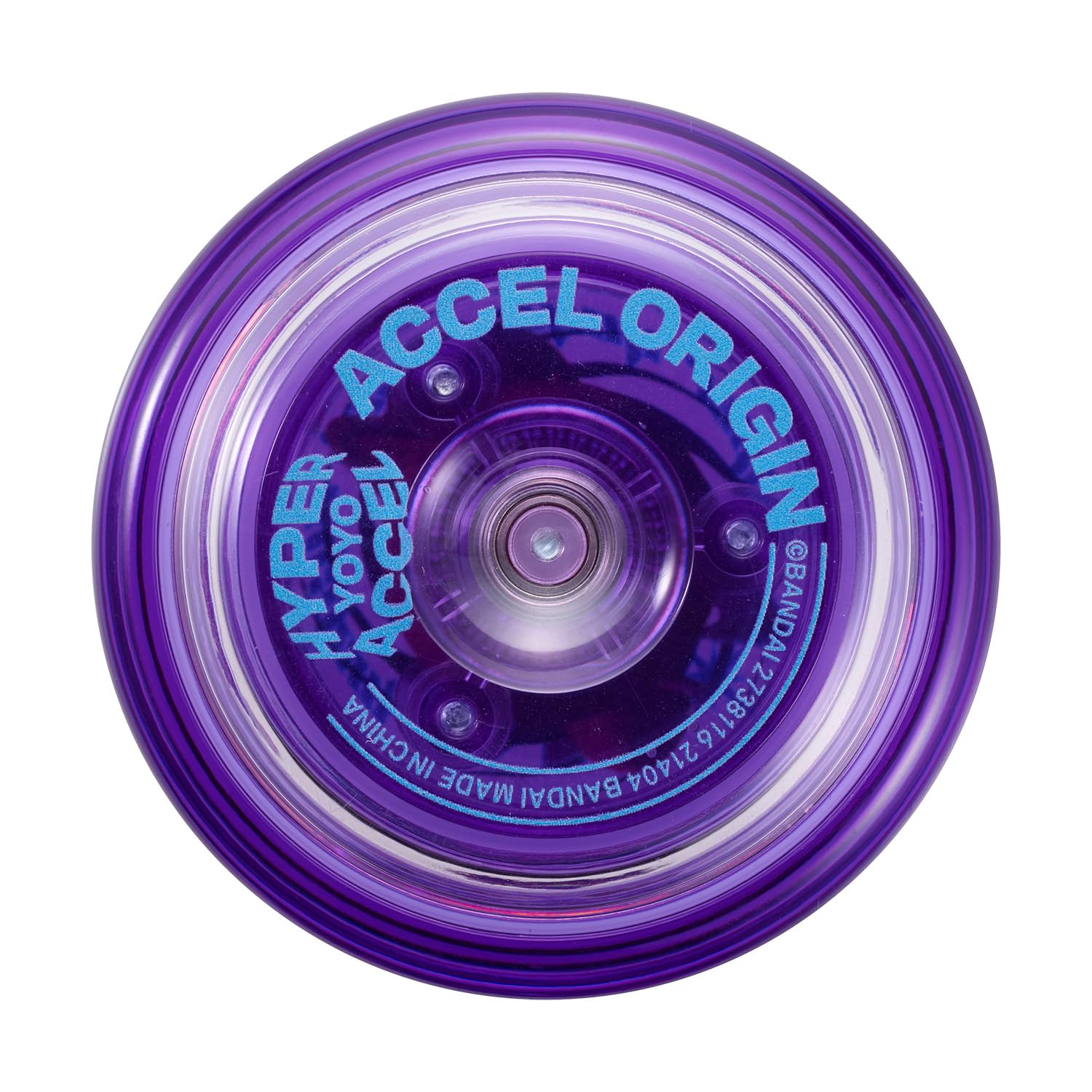 Bandai 60005 Accel Hyper Yo Violet, Skill Game, Optimal JoJo for Children from 8 Years, with its Accel System, Test All Trick